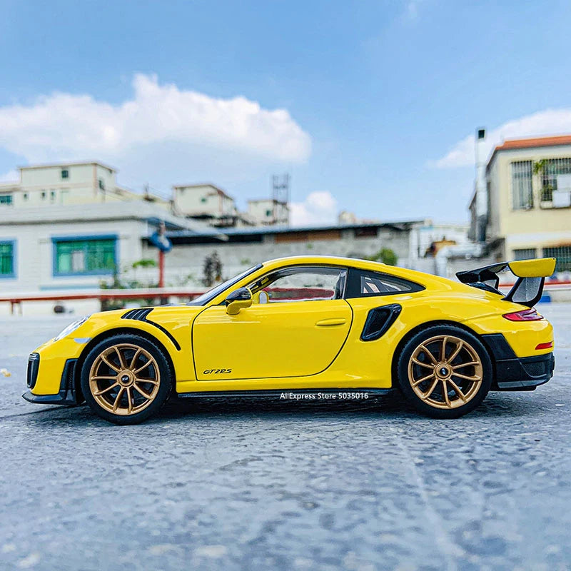 Maisto 1:24 Porsche 911 GT2 RS mô phỏng xe hợp kim mô hình thủ công trang trí bộ sưu tập đồ chơi công cụ quà tặng