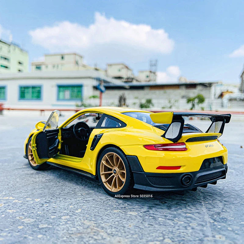 Maisto 1:24 Porsche 911 GT2 RS mô phỏng xe hợp kim mô hình thủ công trang trí bộ sưu tập đồ chơi công cụ quà tặng