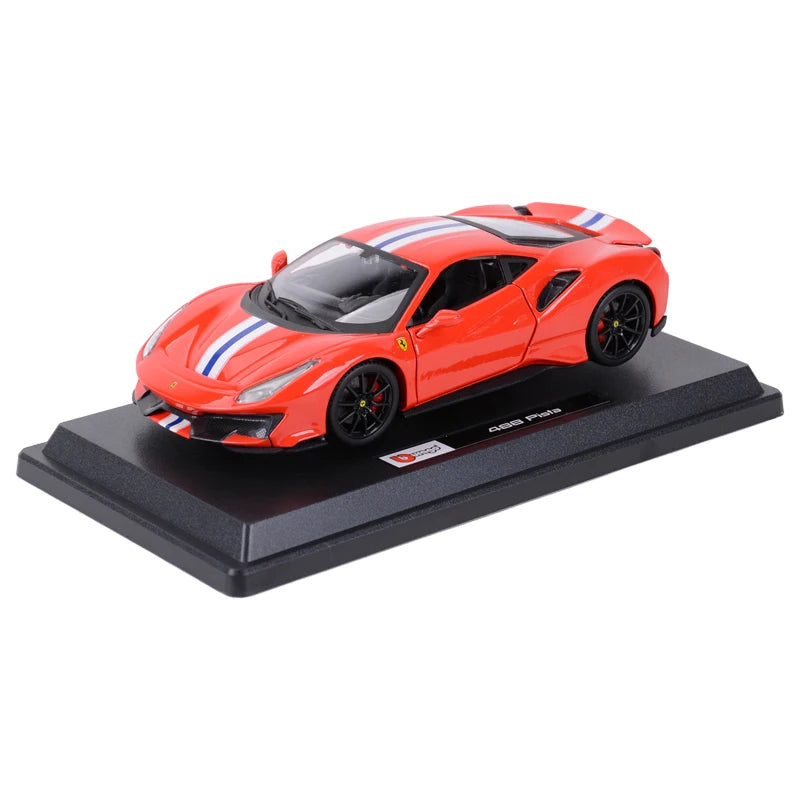 Bburago 1:24 Tỷ Lệ Ferrari 488 PISTA STRADALE Hợp Kim Sang Trọng Xe Diecast Đồ Chơi Bộ Sưu Tập Quà Tặng