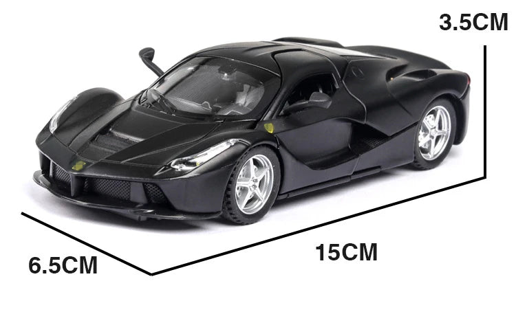 Mô hình xe thể thao hợp kim Laferrari Diecasts Xe đồ chơi bằng kim loại Mô hình xe mô phỏng cao Âm thanh và ánh sáng