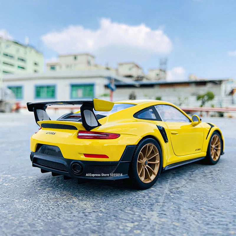 Maisto 1:24 Porsche 911 GT2 RS mô phỏng xe hợp kim mô hình thủ công trang trí bộ sưu tập đồ chơi công cụ quà tặng