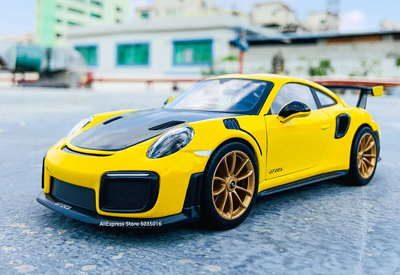 Maisto 1:24 Porsche 911 GT2 RS mô phỏng xe hợp kim mô hình thủ công trang trí bộ sưu tập đồ chơi công cụ quà tặng