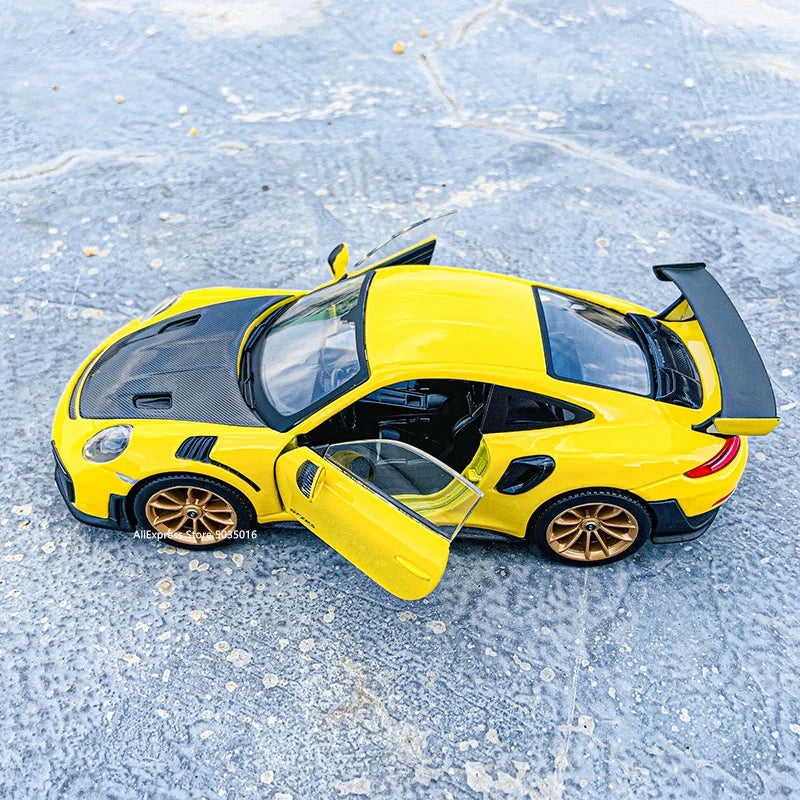 Maisto 1:24 Porsche 911 GT2 RS mô phỏng xe hợp kim mô hình thủ công trang trí bộ sưu tập đồ chơi công cụ quà tặng