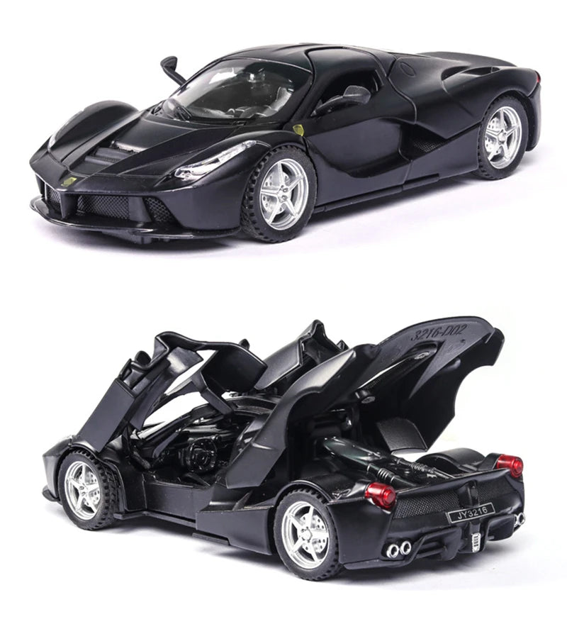 Mô hình xe thể thao hợp kim Laferrari Diecasts Xe đồ chơi bằng kim loại Mô hình xe mô phỏng cao Âm thanh và ánh sáng