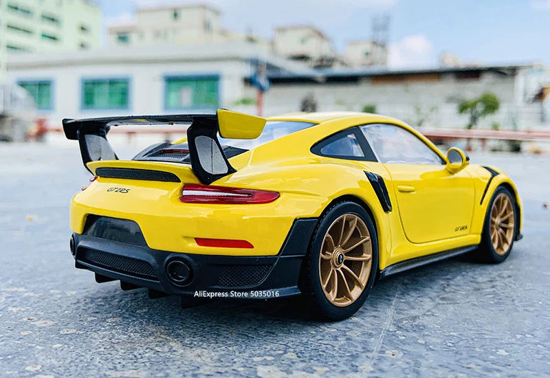 Maisto 1:24 Porsche 911 GT2 RS mô phỏng xe hợp kim mô hình thủ công trang trí bộ sưu tập đồ chơi công cụ quà tặng