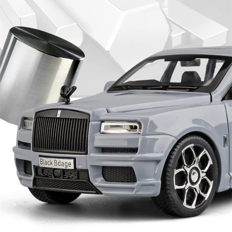 1:32 Rolls Royce Cullinan SUV Alloy Luxy Car Model Diecast Metal Toy Car Vehicles Model Simulation Sound and Light Children Gift