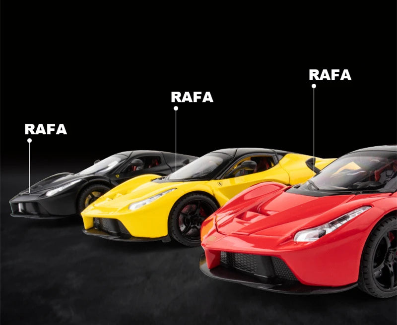 1:24 Ferraris Laferrari Hợp kim Mở Mô hình xe thể thao Diecasts &amp; Đồ chơi Xe Mô hình xe đồ chơi bằng kim loại Mô phỏng Âm thanh Ánh sáng Quà tặng