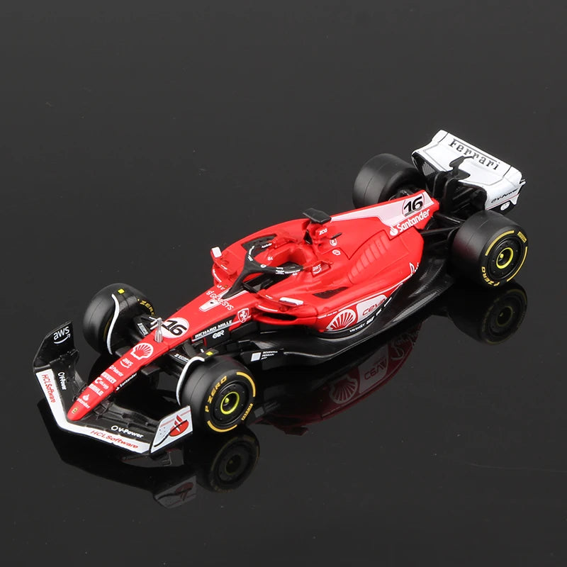 Bburago 1:43 2023 F1 Model RB19 W14 SF23 C43 A523 AMR23 Đồ chơi xe đua hợp kim Red Bull Mercedes Alfa Romeo Apline