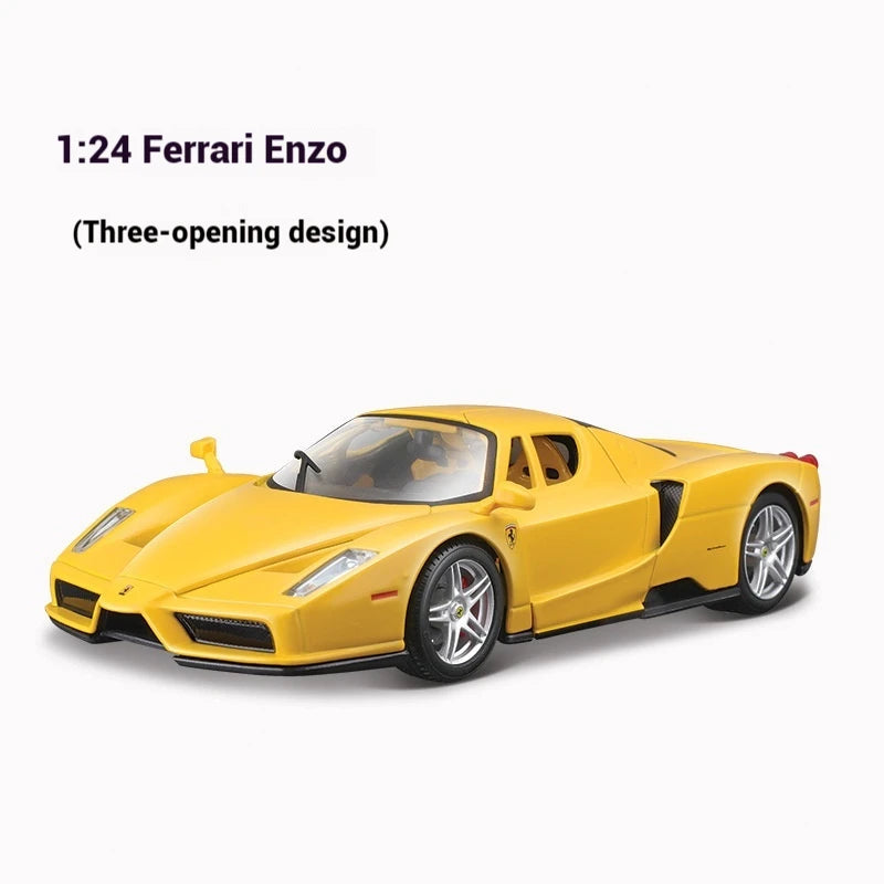 Bruago 1:24 Diecast Model Car Original Ferrari Enzo 488 Classic Car Quà tặng sưu tập xe Force Control Model Car