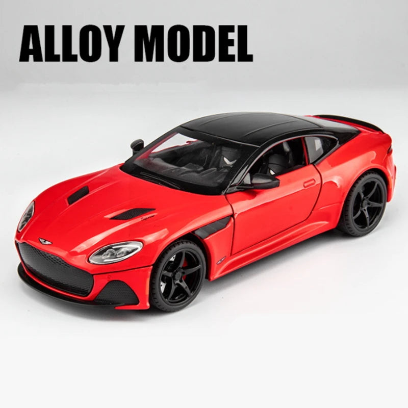 1:24 Aston Martin DBS Superleggera Alloy Sports Car Diecasts & Toy Vehicles Metal Car Model Simulation Collection Toys Gift