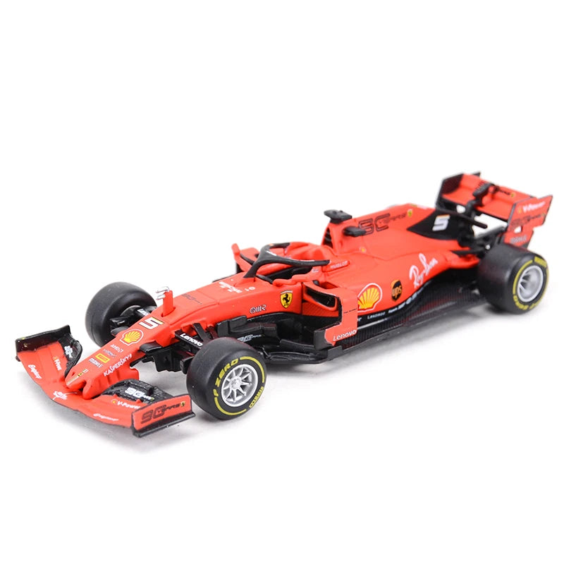 Bburago 1:43 Ferrari 2021 SF21 #55 Carlos Sain #16 Xe Công Thức F1 Xe Đúc Tĩnh Đồ Chơi Xe Đua Mô Hình Sưu Tầm