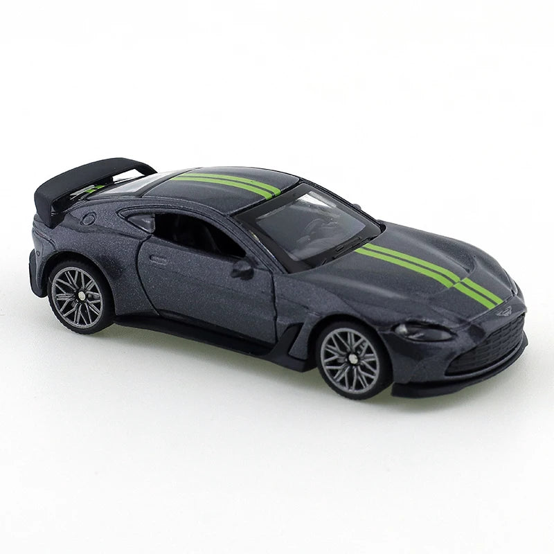 TSC 1/64 Aston Martin V12 Alloy Car Toy Motor Vehicle Diecast Metal Model Gift for Kids Toys for Boys Modified Trolley