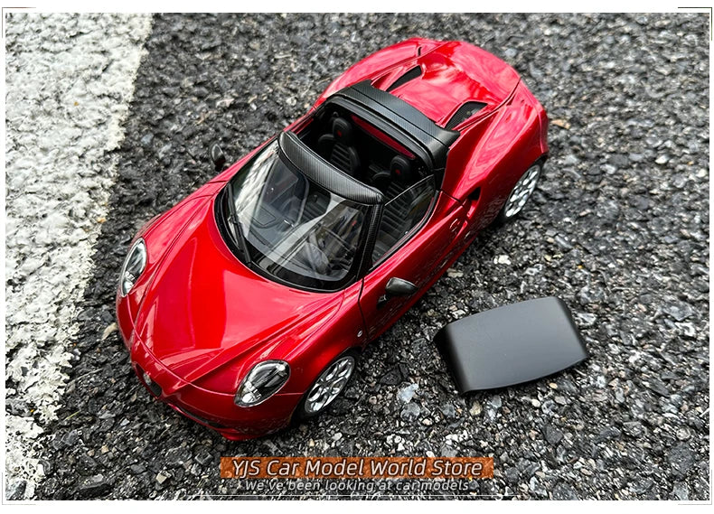 AUTOART AA 1:18 Alfa Romeo 4c Sports Car Model Alloy Collection