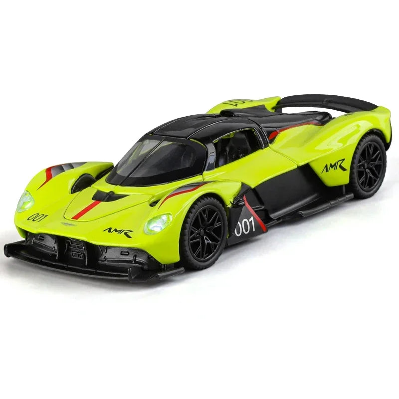 1:32 Aston Martin Valkyrie AMR 001 Siêu xe hợp kim đúc kim loại mô hình xe hơi Boutique trang trí đồ sưu tầm cho người lớn quà tặng ngày lễ