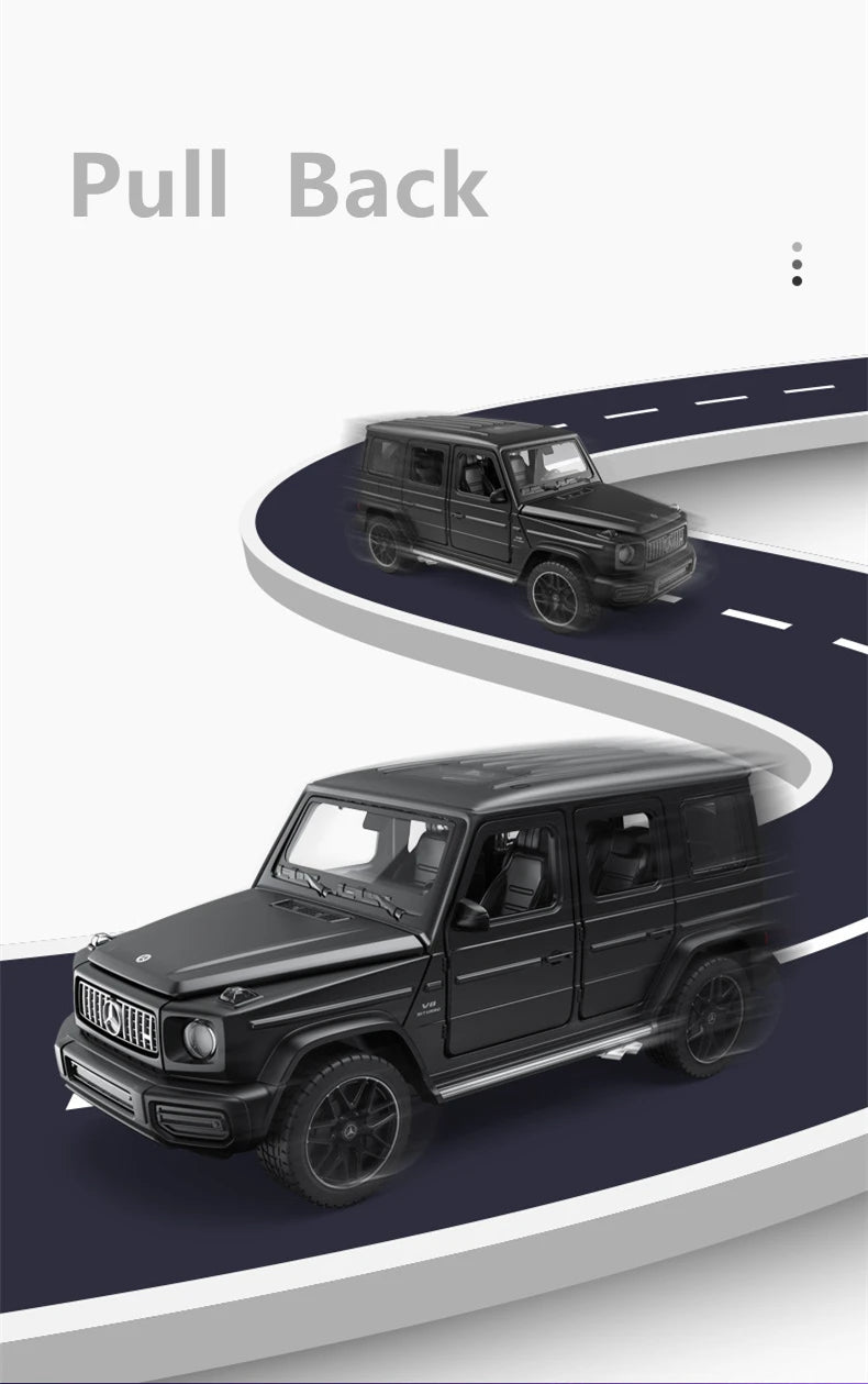 Xe địa hình hợp kim Mercedes G63 G65 SUV bằng kim loại Bộ sưu tập âm thanh và ánh sáng