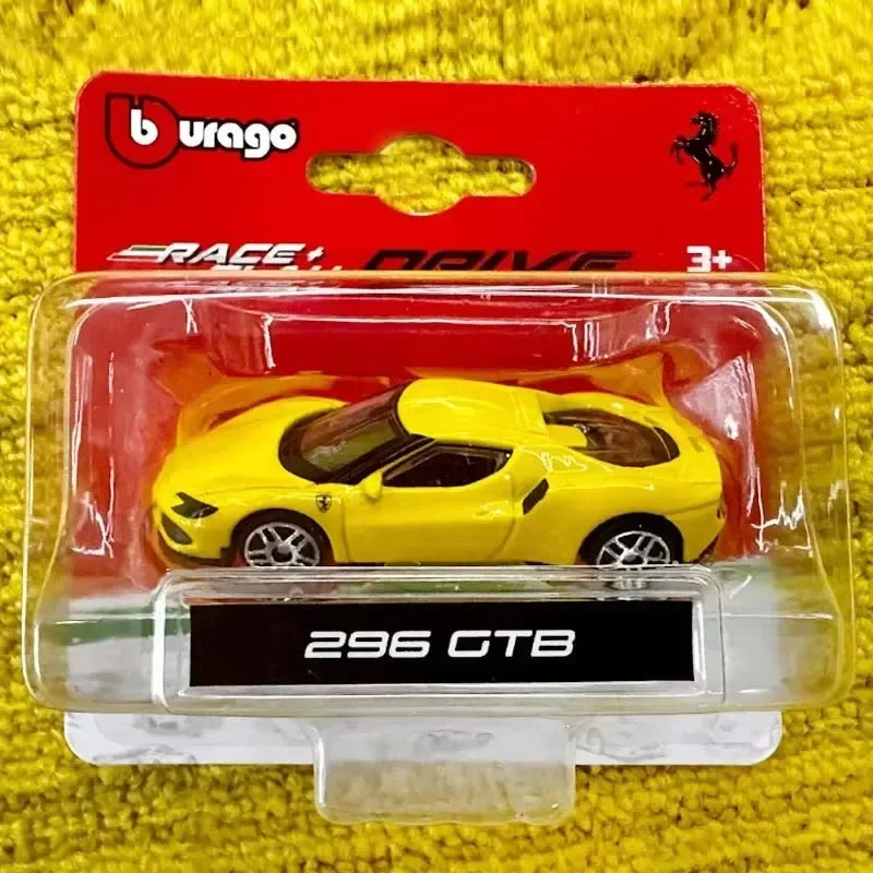 Burago 1:64 Ferrari Series SF90 488P Roma F430 F12 Mô hình xe hợp kim Bộ sưu tập quà tặng ngày lễ Mô hình xe