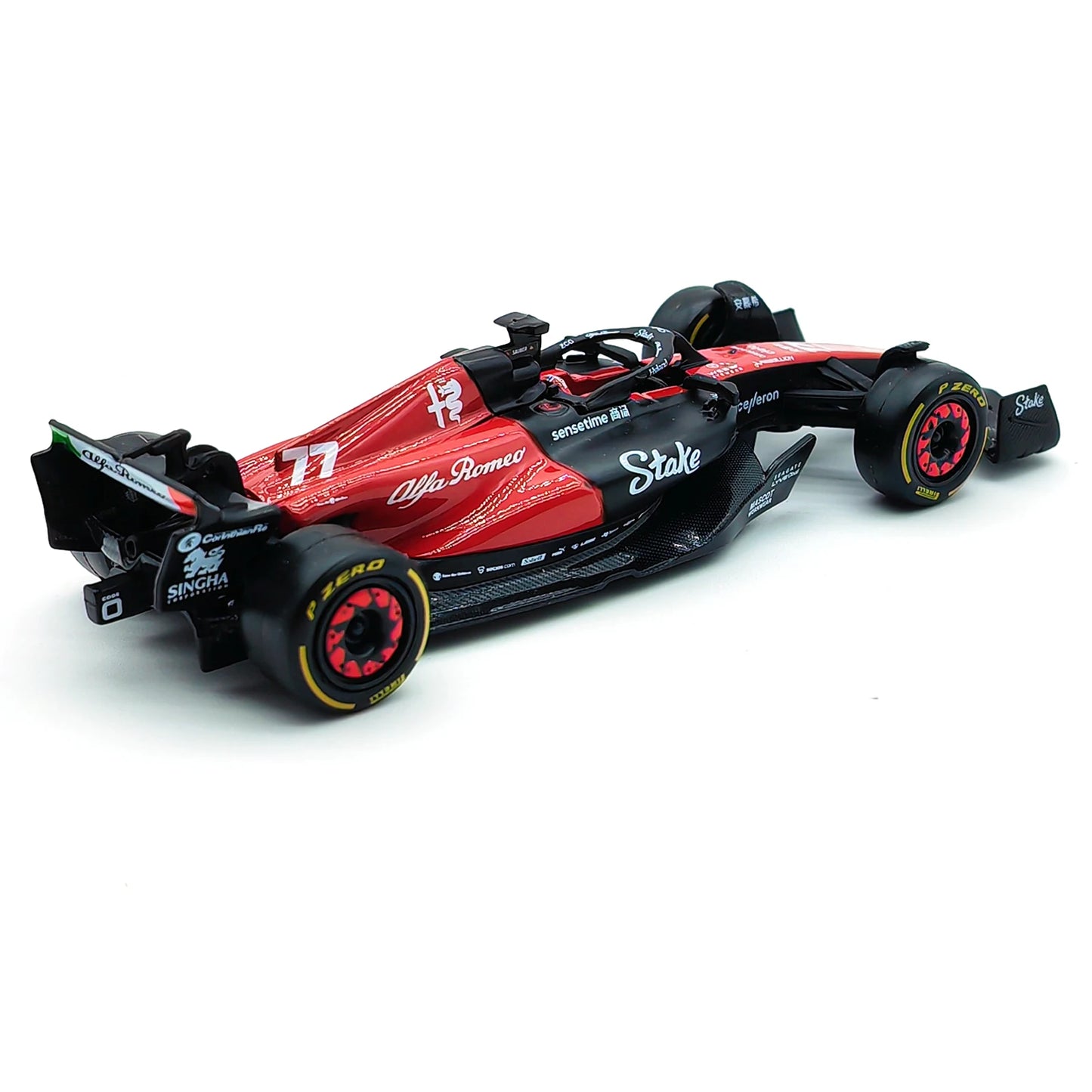 Bburago 1:43 2023 Alfa Romeo C43 F1 Formula Car Die Cast Vehicles Đồ chơi mô hình đua xe sưu tập