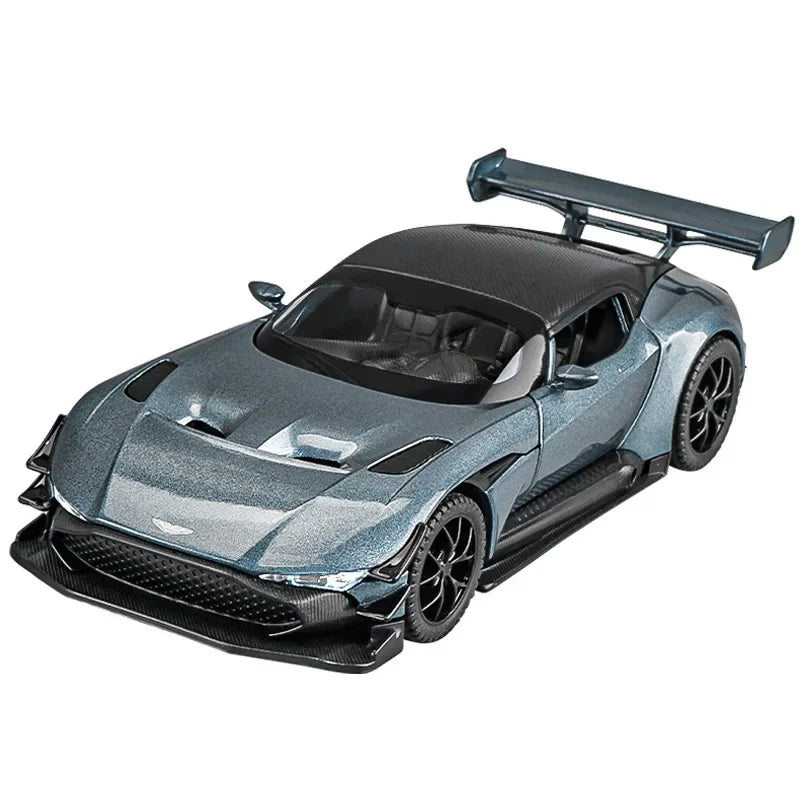 Diecast 1:32 Aston Martin Vulcan Mô hình xe hơi hợp kim mô phỏng Quà tặng có đèn âm thanh Voiture Miniature