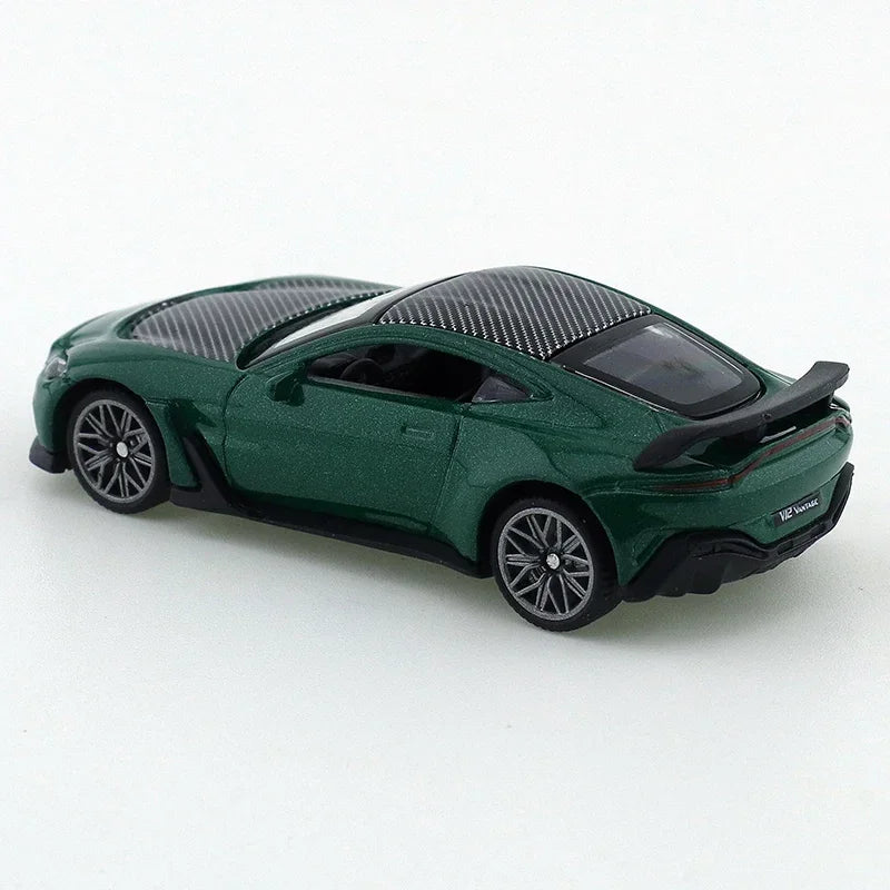 TSC 1/64 Aston Martin V12 Alloy Car Toy Motor Vehicle Diecast Metal Model Gift for Kids Toys for Boys Modified Trolley