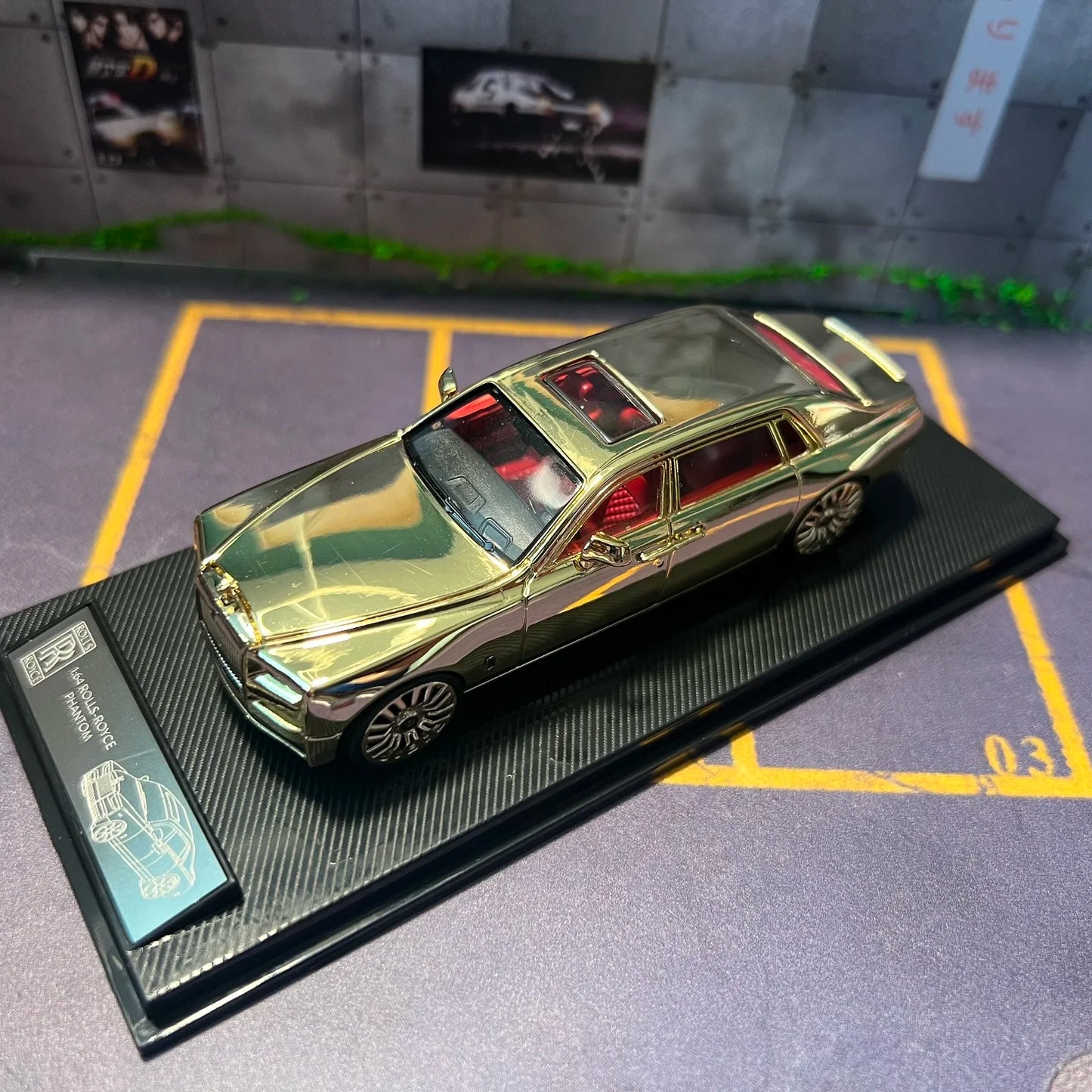 1/64 SCA CMB Smallcarart Rolls Royce Phantom thế hệ Diecast Model Car The Phantom