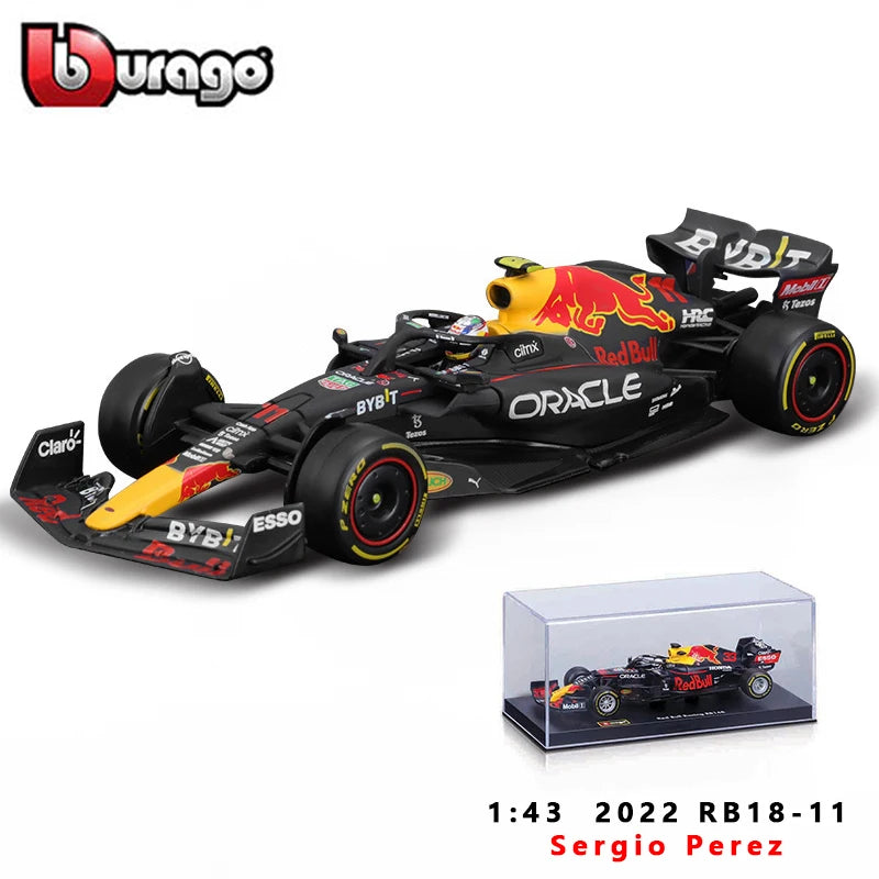 Bburago 1:43 2022 F1 Alfa Romeo Racing Team C42 #24 Guanyu Zhou #77 Valtteri Bottas Alloy Car Die Cast Car Bộ sưu tập đồ chơi mô hình xe hơi