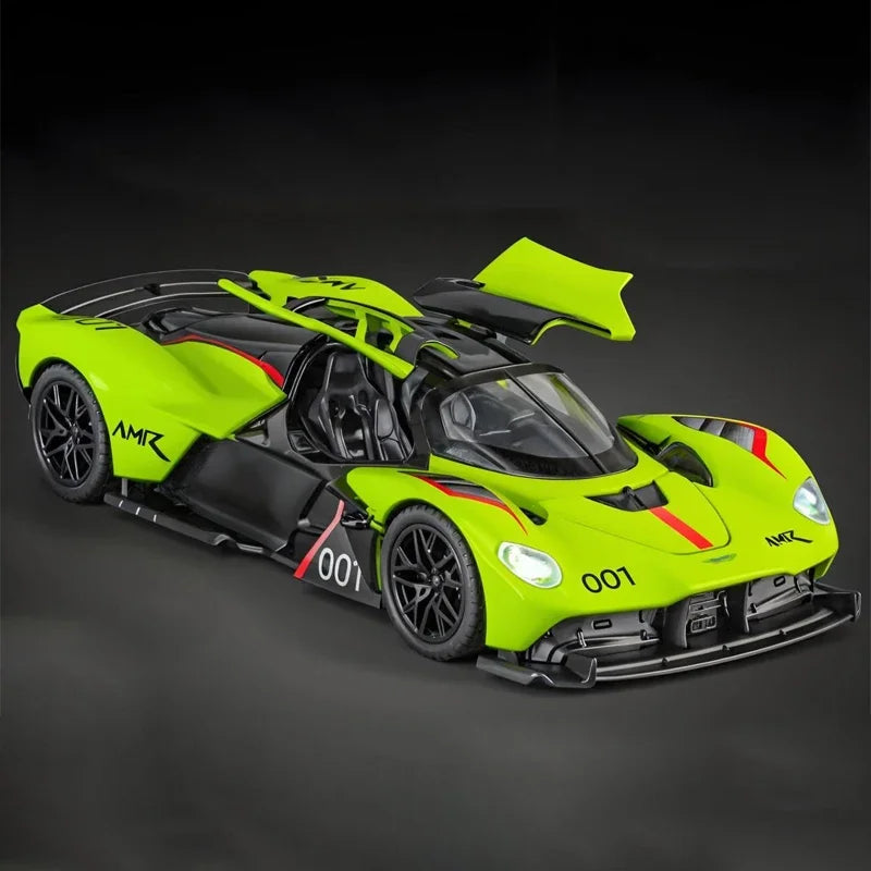 1:32 Aston Martin Valkyrie AMR 001 Siêu xe hợp kim đúc kim loại mô hình xe hơi Boutique trang trí đồ sưu tầm cho người lớn quà tặng ngày lễ