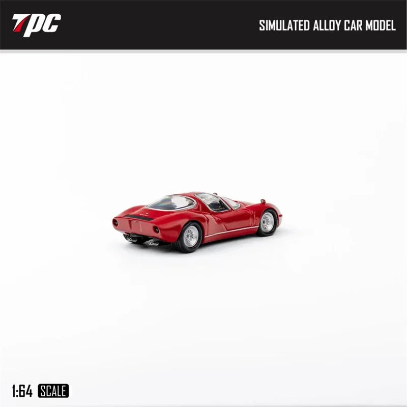 (Đặt hàng trước) Xe mô hình đúc TPC 1:64 Alfa Romeo Tipo 33 Stradale màu đỏ