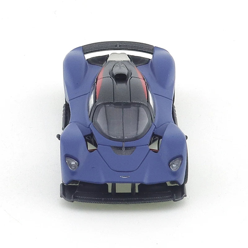 XCARTOYS POP RACE 1/64 ASTON MARTIN Valkyrie - Xe đua màu xanh Mô hình kim loại đúc khuôn