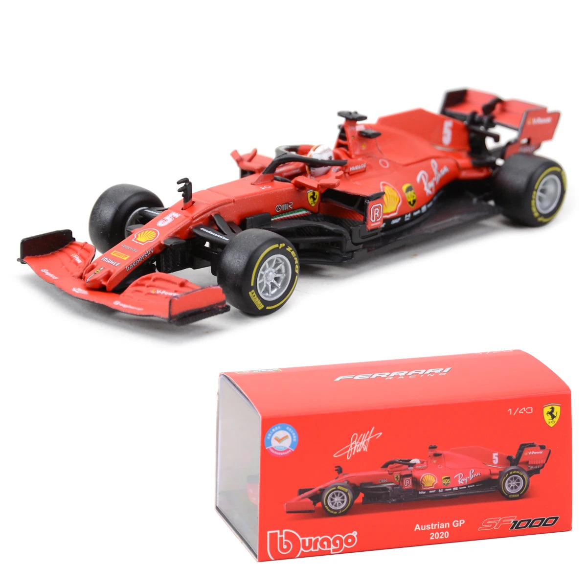 Bburago 1:43 2022 F1 Alfa Romeo Racing Team C42 #24 Guanyu Zhou #77 Valtteri Bottas Alloy Car Die Cast Car Bộ sưu tập đồ chơi mô hình xe hơi