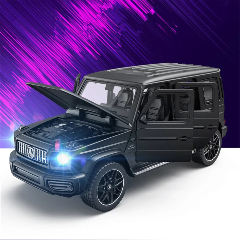 Xe địa hình hợp kim Mercedes G63 G65 SUV bằng kim loại Bộ sưu tập âm thanh và ánh sáng