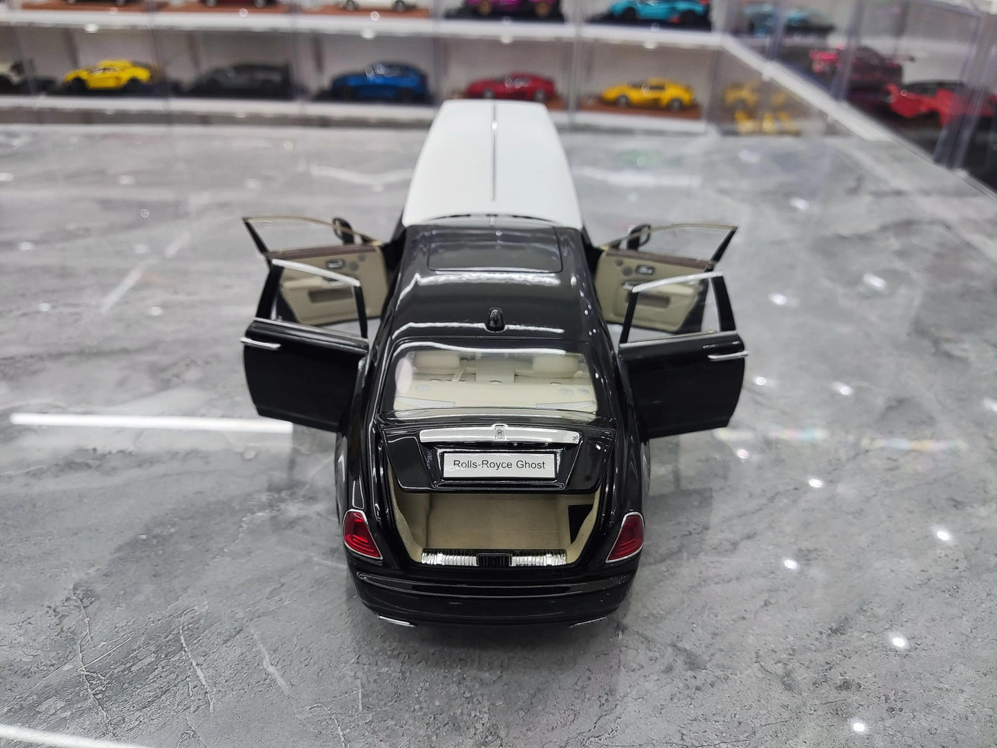 Mô hình xe mô phỏng Rolls-Royce Ghost 1:18 bằng hợp kim, mô hình xe mô phỏng thu nhỏ, đồ trang trí cho người lớn, đồ chơi cho bé trai, quà tặng cho trẻ em