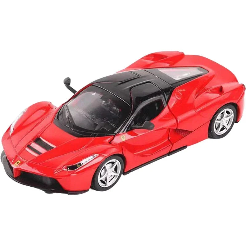 Đồ chơi xe hơi hợp kim Ferrari Laferrari FXXK Diecasts Đồ chơi xe hơi Bộ sưu tập mô hình xe hơi có âm thanh và ánh sáng