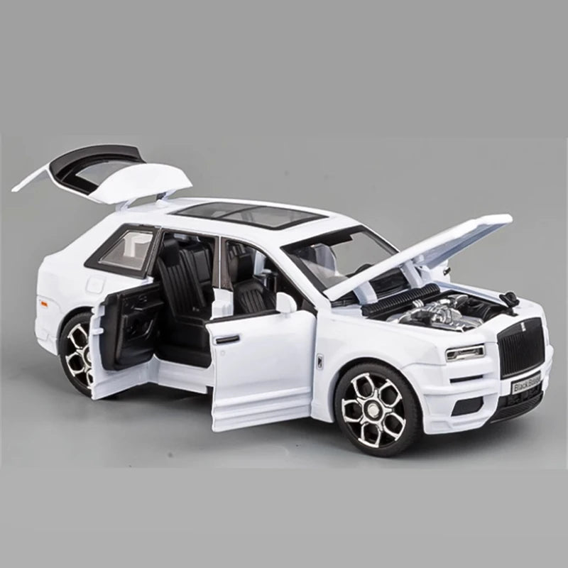 1:32 Rolls Royce Cullinan SUV Alloy Luxy Car Model Diecast Metal Toy Car Vehicles Model Simulation Sound and Light Children Gift