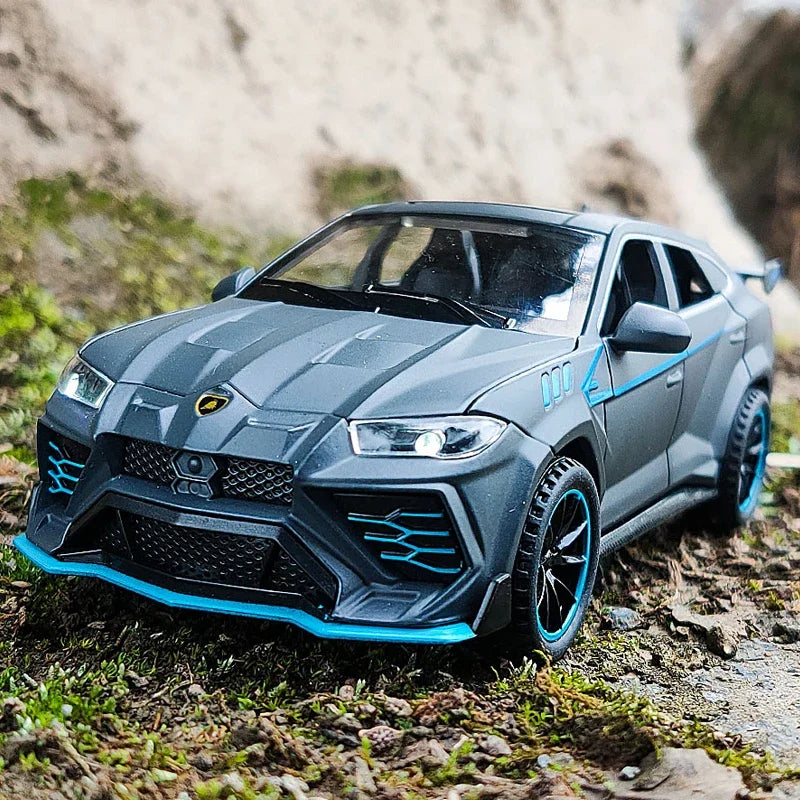 Mô hình xe thể thao Lamborghini URUS Diecast Metal Alloy Car Simulation Âm thanh Ánh sáng