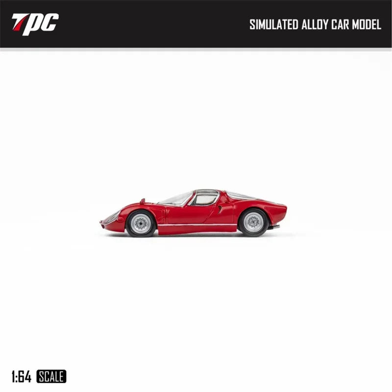 (Đặt hàng trước) Xe mô hình đúc TPC 1:64 Alfa Romeo Tipo 33 Stradale màu đỏ