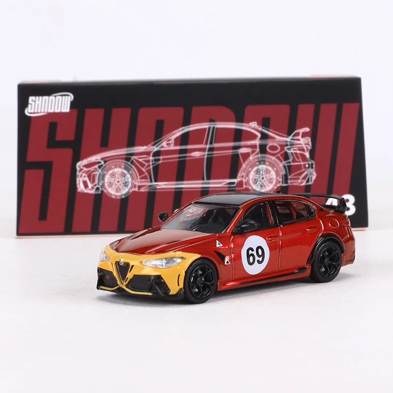 Xe mô hình hợp kim DCT 1:64 Alfa Romeo Giulia GTAm