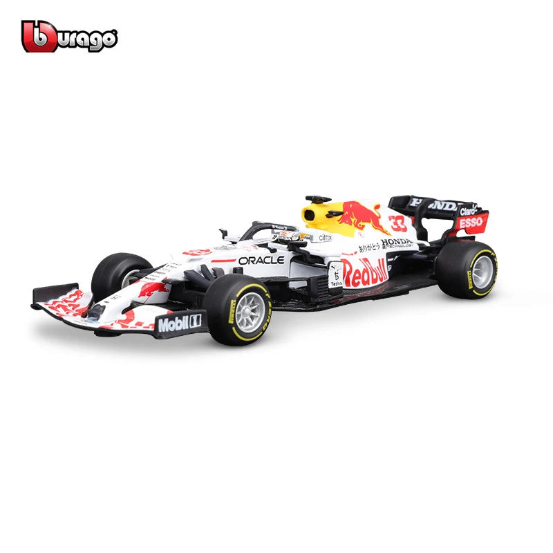 Bburago 1:43 Ferrari 2021 SF21 #55 Carlos Sain #16 Xe Công Thức F1 Xe Đúc Tĩnh Đồ Chơi Xe Đua Mô Hình Sưu Tầm