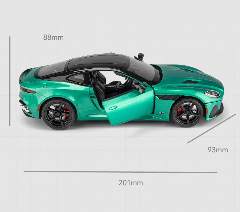 1:24 Aston Martin DBS Superleggera Alloy Sports Car Diecasts & Toy Vehicles Metal Car Model Simulation Collection Toys Gift