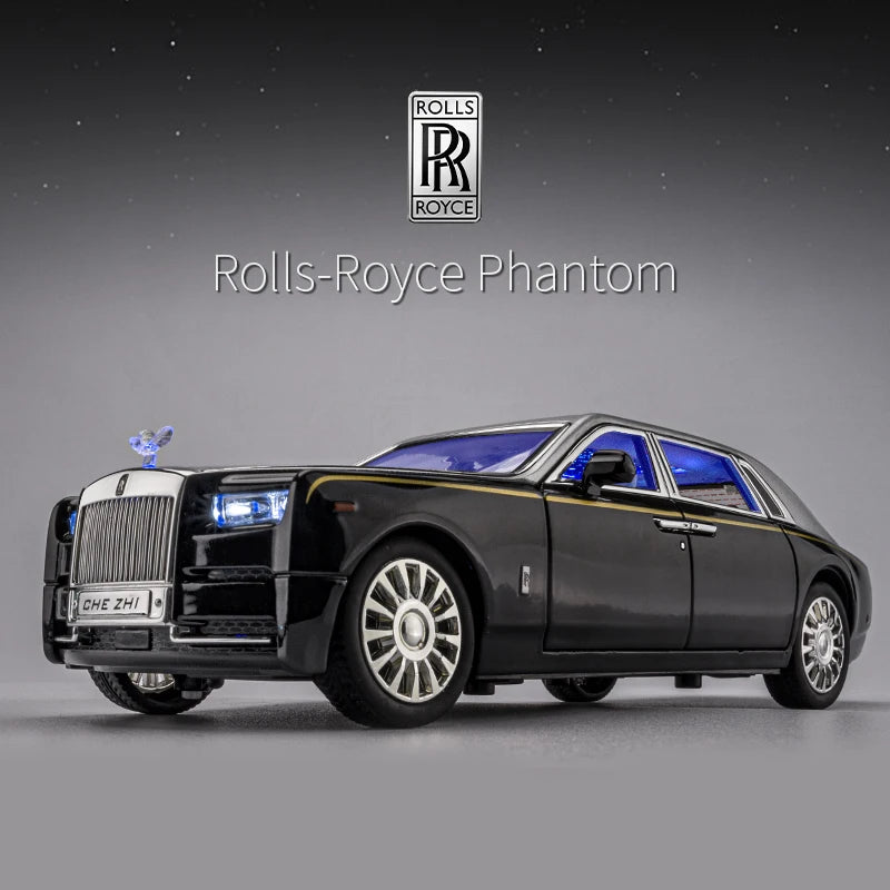 1:24 Rolls Royce Phantom Mansory Hợp kim Xe Diecasts &amp; Đồ chơi Xe Mô hình Xe Âm thanh và Ánh sáng Kéo lại Đồ chơi Xe hơi Quà tặng cho Trẻ em