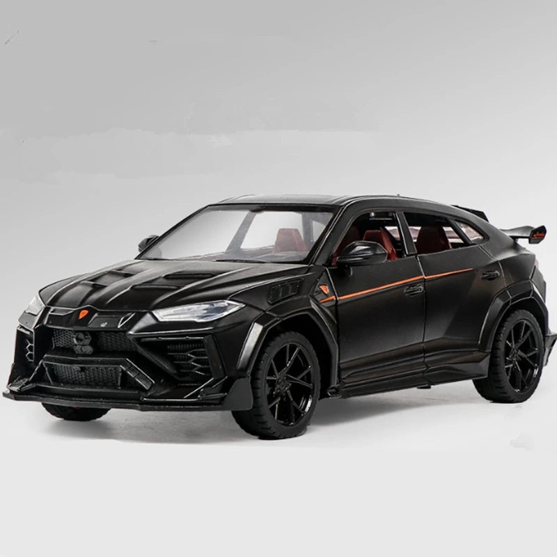 URUS SUV alloy sports car model modified metal off-road vehicle model simulation sound and light