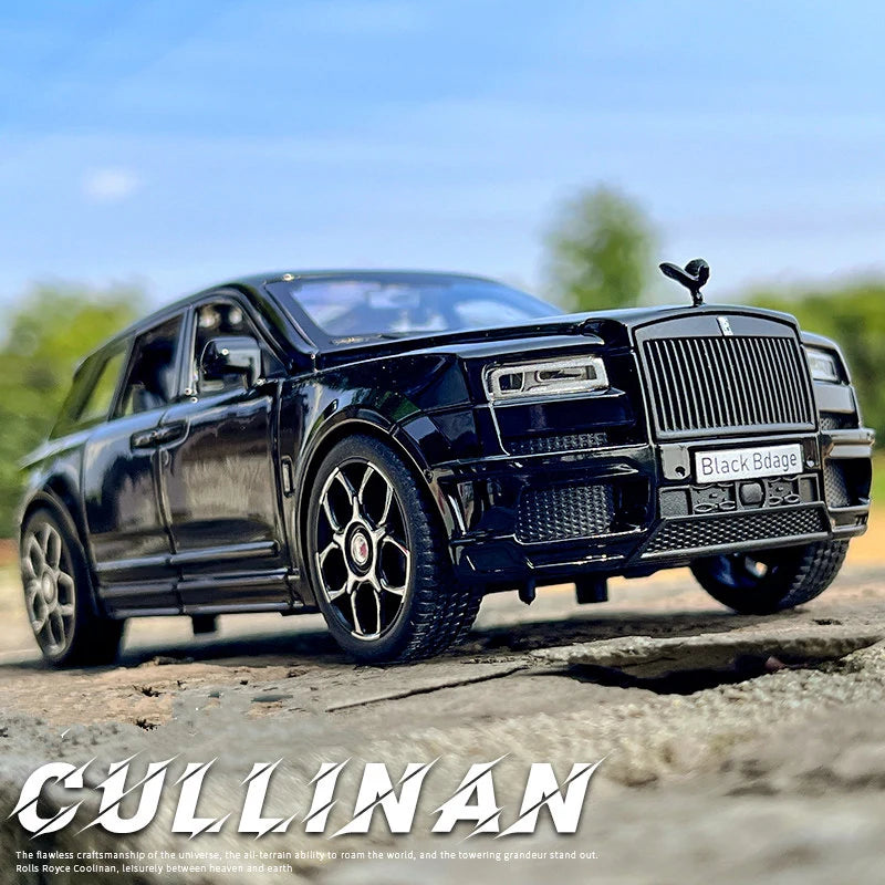 1:32 Rolls Royce Cullinan SUV Alloy Luxy Car Model Diecast Metal Toy Car Vehicles Model Simulation Sound and Light Children Gift