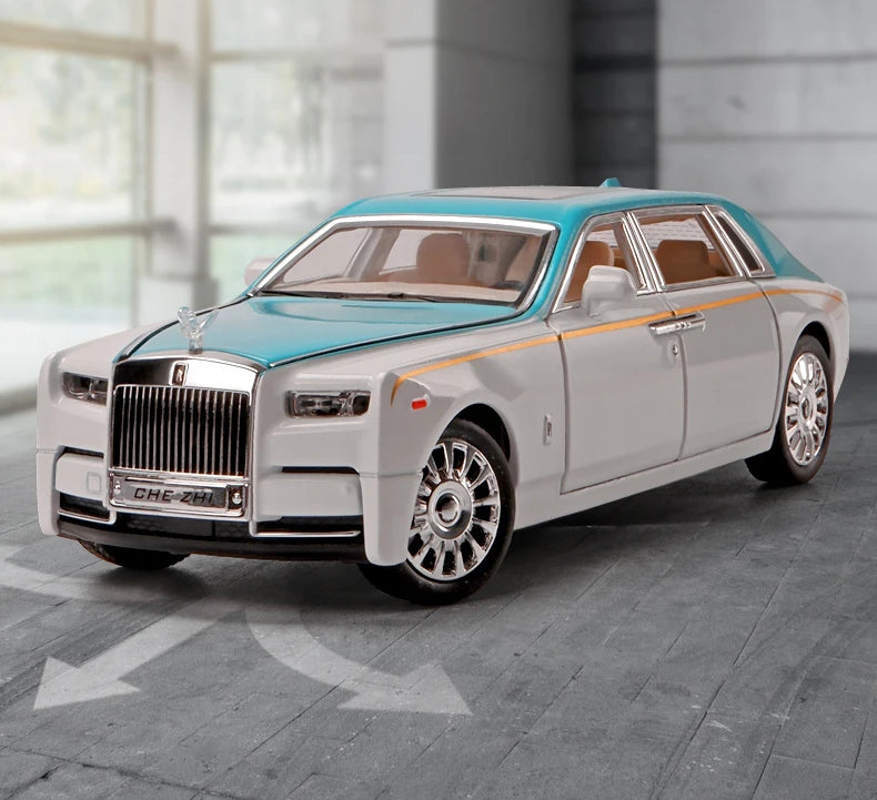 1:24 Rolls Royce Phantom Mansory Hợp kim Xe Diecasts &amp; Đồ chơi Xe Mô hình Xe Âm thanh và Ánh sáng Kéo lại Đồ chơi Xe hơi Quà tặng cho Trẻ em