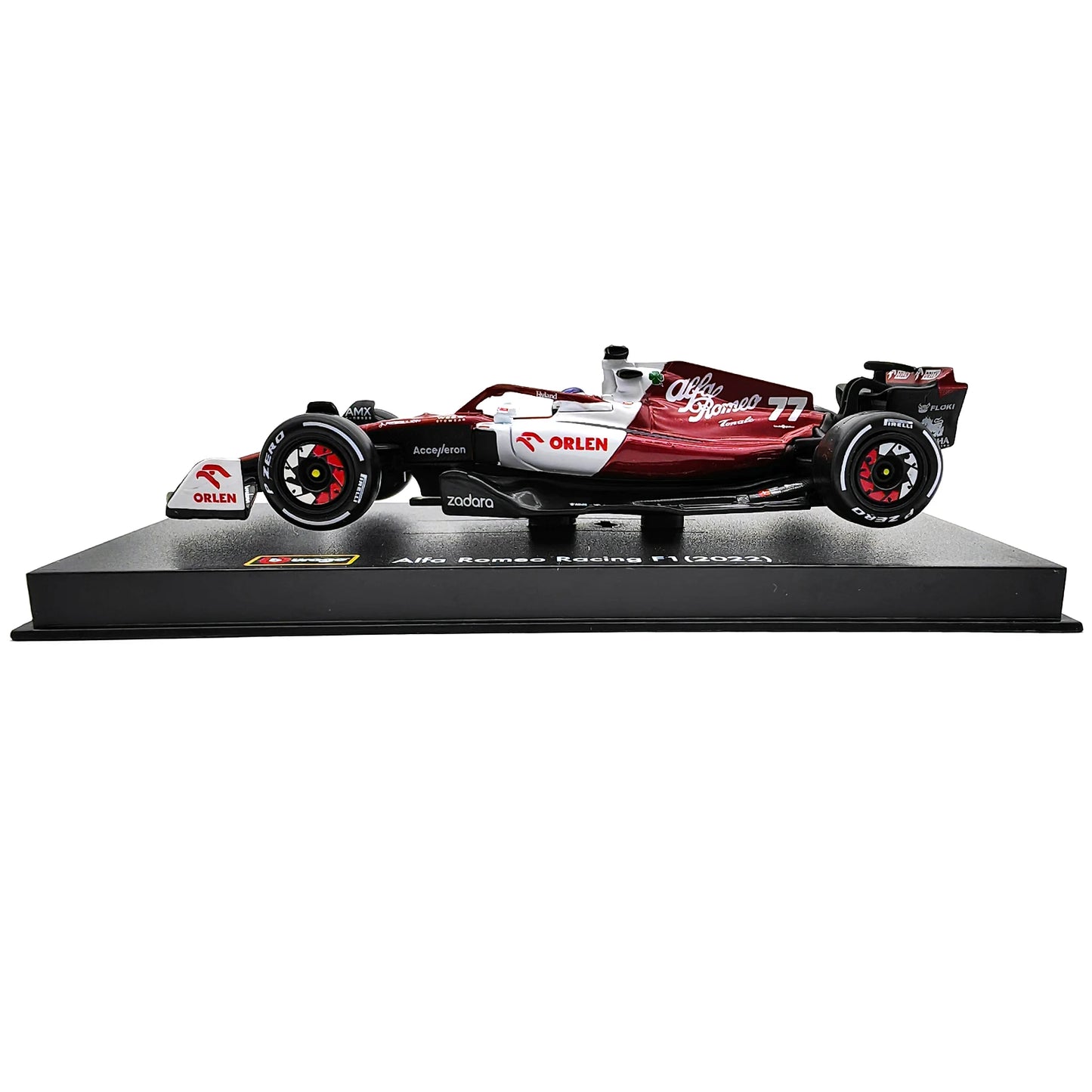 Bburago 1:43 2022 F1 Alfa Romeo Racing Team C42 #24 Guanyu Zhou #77 Valtteri Bottas Alloy Car Die Cast Car Bộ sưu tập đồ chơi mô hình xe hơi