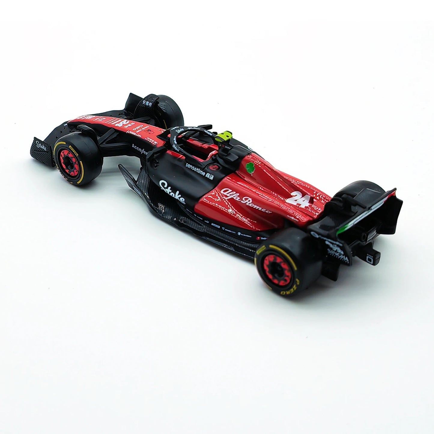 Bburago 1:43 2023 Alfa Romeo C43 F1 Formula Car Die Cast Vehicles Đồ chơi mô hình đua xe sưu tập