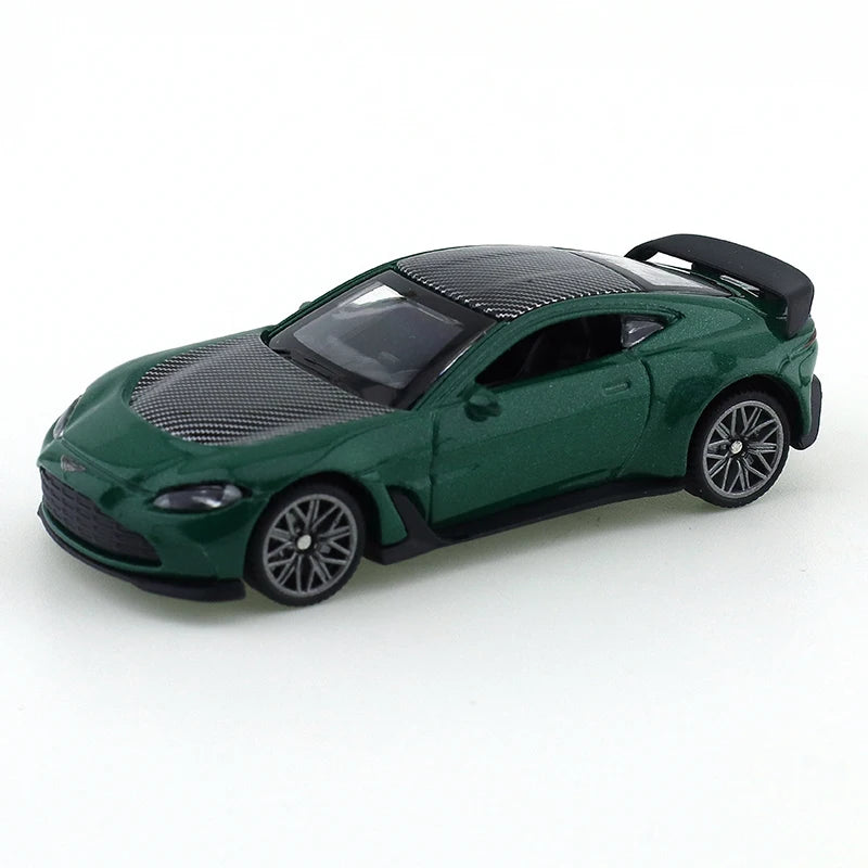 TSC 1/64 Aston Martin V12 Alloy Car Toy Motor Vehicle Diecast Metal Model Gift for Kids Toys for Boys Modified Trolley