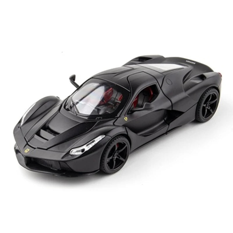 1:24 Ferraris Laferrari Hợp kim Mở Mô hình xe thể thao Diecasts &amp; Đồ chơi Xe Mô hình xe đồ chơi bằng kim loại Mô phỏng Âm thanh Ánh sáng Quà tặng