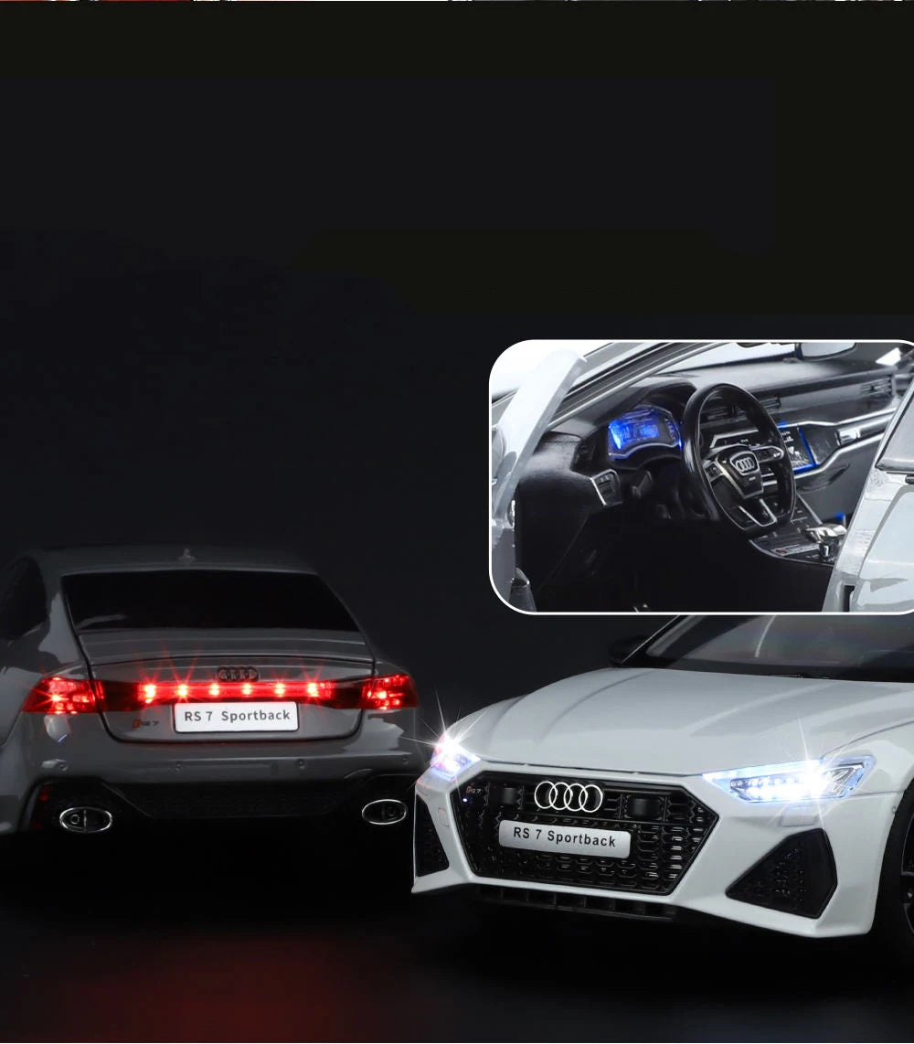 Âm thanh và ánh sáng xe ô tô hợp kim AUDI RS7 Sportback Key Edition