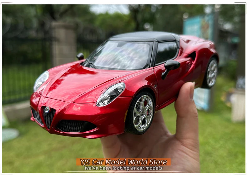 AUTOART AA 1:18 Alfa Romeo 4c Sports Car Model Alloy Collection