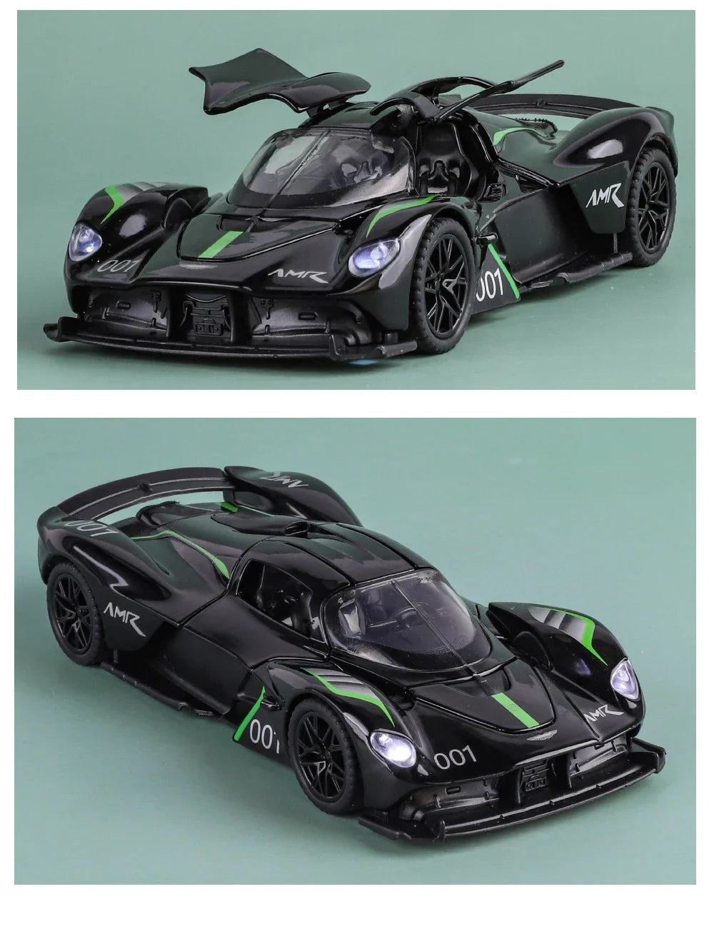 1:32 Aston Martin Valkyrie AMR 001 Siêu xe hợp kim đúc kim loại mô hình xe hơi Boutique trang trí đồ sưu tầm cho người lớn quà tặng ngày lễ