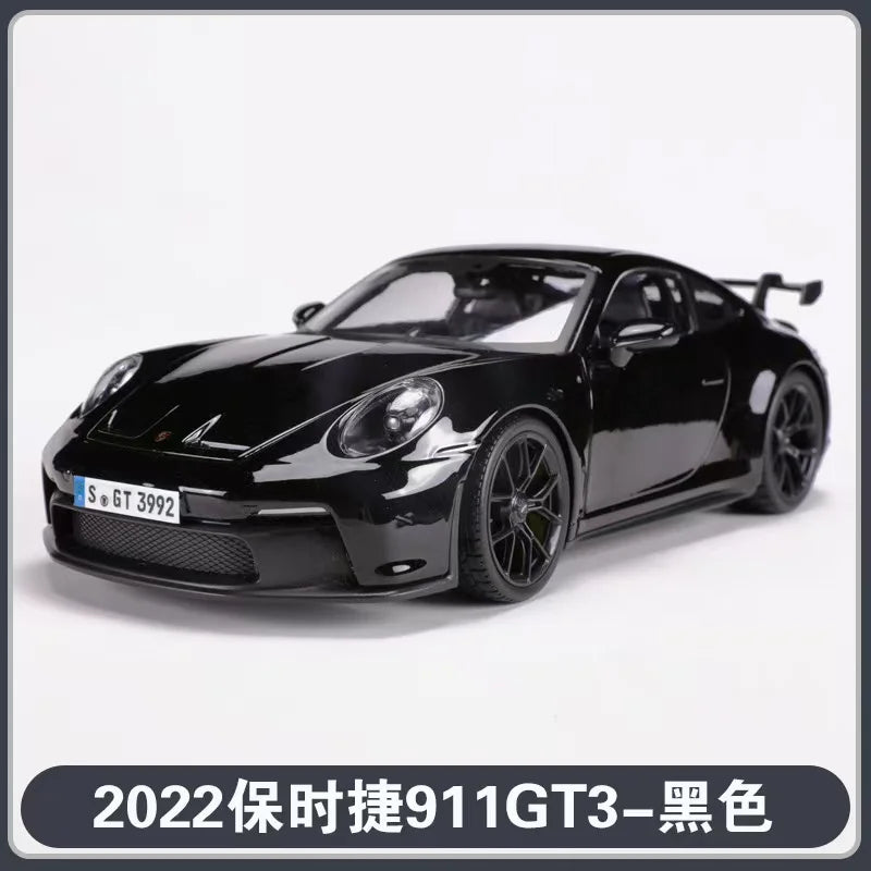 Maisto 1:18 Porsche 911 GT3 Lamborghini V12  Simulation Alloy Diecast Car Model Toys Ornaments Sports Car Gift Collection